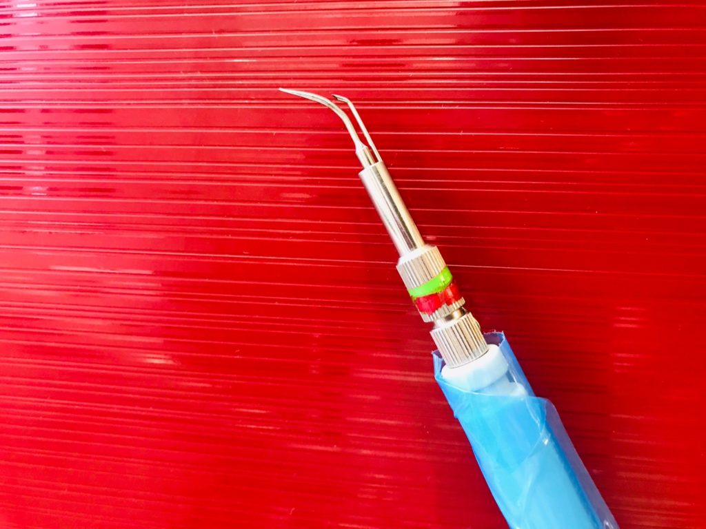 洗牙時使用的器具