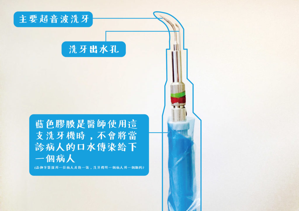 洗牙時使用的器具